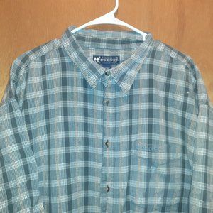 Mens Big Dogs Button Up Short Sleeve Dress Shirt Size 3X